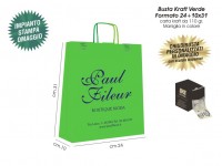 BUSTE IN CARTA KRAFT VERDE  